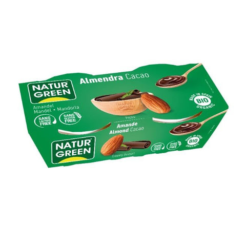 Comprar online NATURGREEN ALMENDRA CHOCOLATE 2 x 125 gr de NATURGREEN. Imagen 1