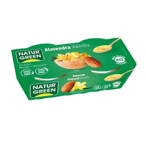 Comprar online NATURGREEN ALMENDRAS BIO VAINILLA 2 x 125 gr de NATURGREEN. Imagen 1