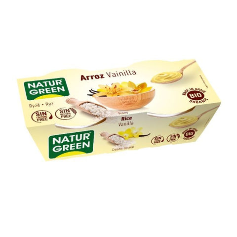 Comprar online NATURGREEN ARROZ VAINILLA 2 x 125 gr de NATURGREEN. Imagen 1