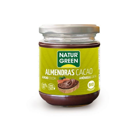 Comprar online NATURGREEN CREMA ALMENDRAS CACAO 200 gr de NATURGREEN. Imagen 1