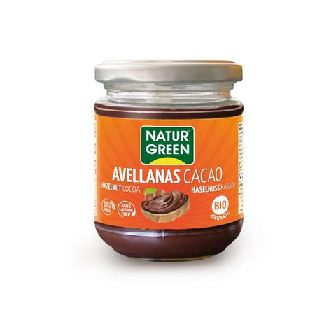 Comprar online NATURGREEN CREMA AVELLANAS CHOCO SIN LECHE 200 gr de NATURGREEN. Imagen 1