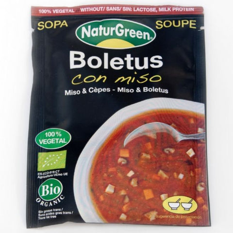 Comprar online NATURGREEN SOPA BOLETUS MISO 40 gr de NATURGREEN. Imagen 1