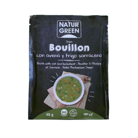Comprar online NATURGREEN SOPA BOUILLON AVENA TRIGO SARRACENO de NATURGREEN. Imagen 1