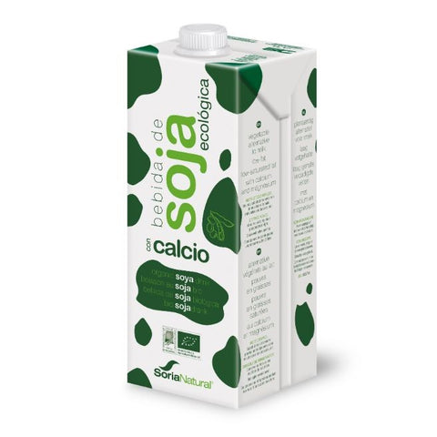 Comprar online PACK LECHE SOJA BIOLOGICA CON CALCIO 6 x 1 Litro de ALECOSOR SORIA NATURAL. Imagen 1