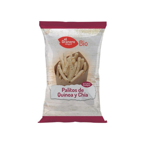 Comprar online PALITOS DE QUINOA Y CHIA BIO 75 gr de EL GRANERO INTEGRAL. Imagen 1