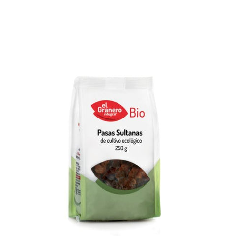 Comprar online PASAS SULTANAS BIO 250 gr de EL GRANERO INTEGRAL. Imagen 1