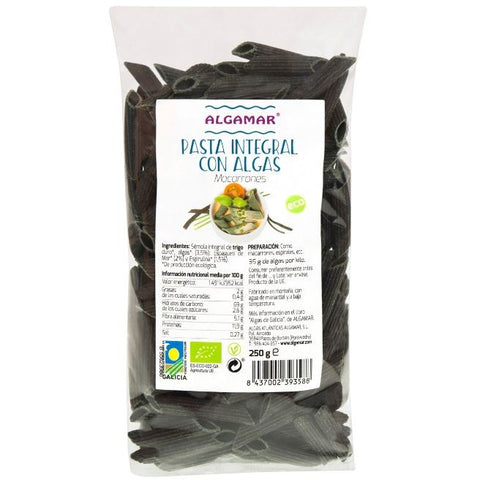 Comprar online PASTA INTEGRAL CON ALGAS - MACARRONES de ALGAMAR. Imagen 1