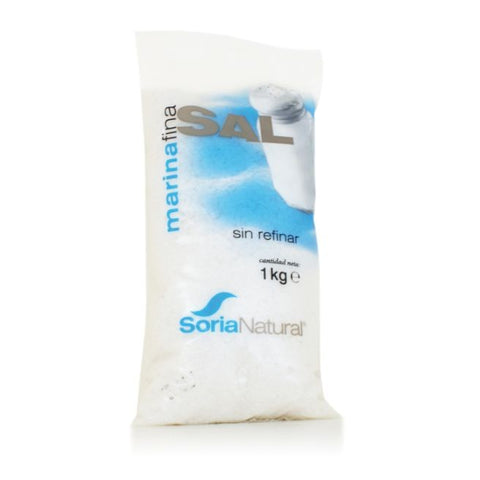 Comprar online SAL MARINA FINA SIN REFINAR 1 kg de ALECOSOR SORIA NATURAL. Imagen 1