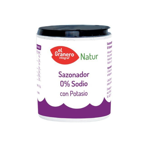 Comprar online SAZONADOR 0% SODIO CON POTASIO 200 G de EL GRANERO INTEGRAL. Imagen 1