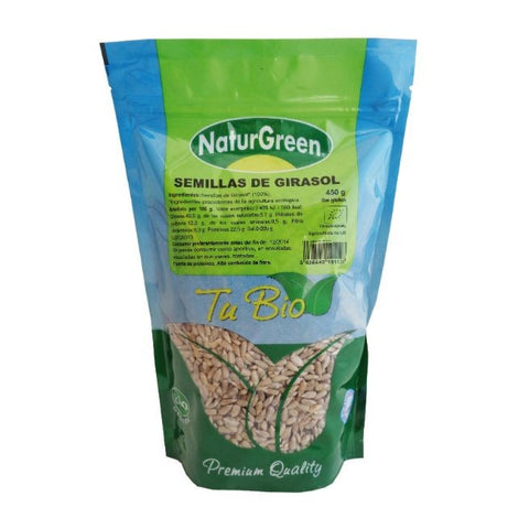 Comprar online SEMILLA DE GIRASOL BIO 450 gr de NATURGREEN. Imagen 1