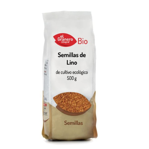Comprar online SEMILLAS LINO BIO 500 g de EL GRANERO INTEGRAL. Imagen 1