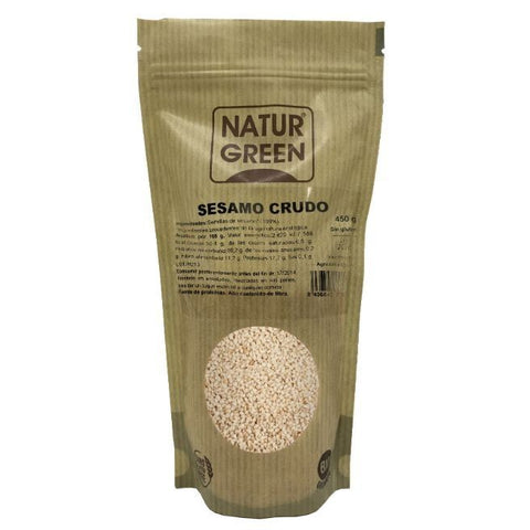 Comprar online SESAMO CRUDO BIO 450 gr de NATURGREEN. Imagen 1
