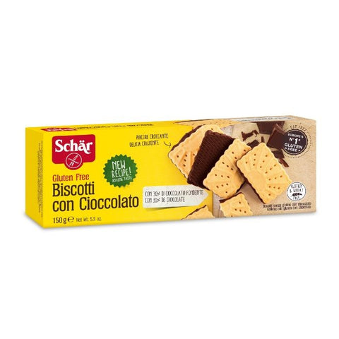 Comprar online BISCOTTI CON CIOCCOLATO 150g de DR. SCHAR SRL. Imagen 1