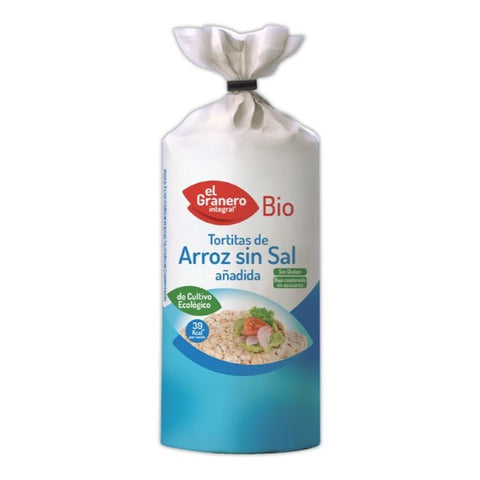 Comprar online TORTITAS DE ARROZ SIN SAL BIO 115 gr de EL GRANERO INTEGRAL. Imagen 1