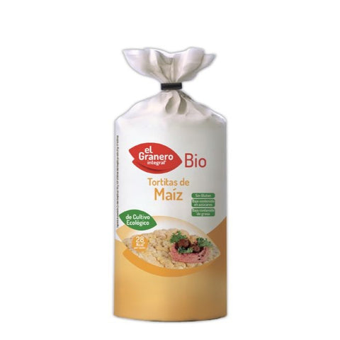 Comprar online TORTITAS DE MAIZ C/ SAL BIO 110 gr de EL GRANERO INTEGRAL. Imagen 1