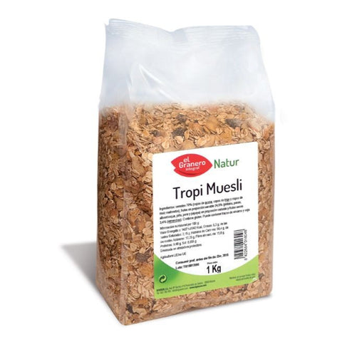 Comprar online TROPI-MUESLI 1 kg de EL GRANERO INTEGRAL. Imagen 1