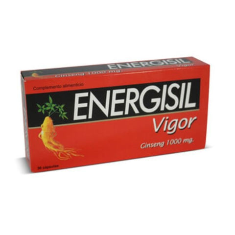 Comprar online ENERGISIL VIGOR GINSENG 1000 MG 30 CAPSULAS de PHARMA OTC. Imagen 1