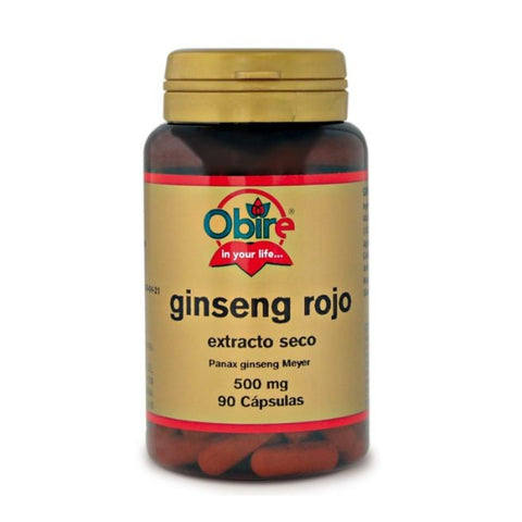 Comprar online GINSENG ROJO EXT SECO 500 mg 90 Caps de OBIRE. Imagen 1