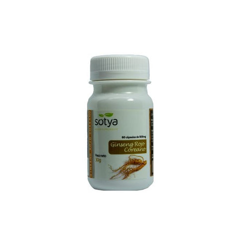 Comprar online GINSENG ROJO COREANO 60 Caps de SOTYA BESLAN. Imagen 1