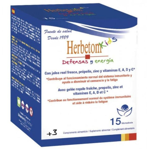 Comprar online HERBETOM KIDS DEF. Y ENERGIA 15 Monod. de BIOSERUM. Imagen 1