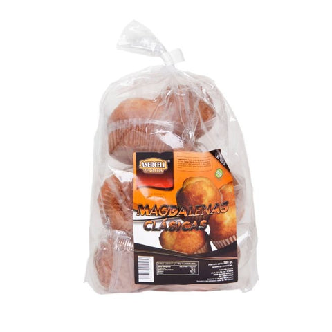 Comprar online ASERCELI MAGDALENA CLASICA 300gr SIN GLUTEN de ASERCELI. Imagen 1