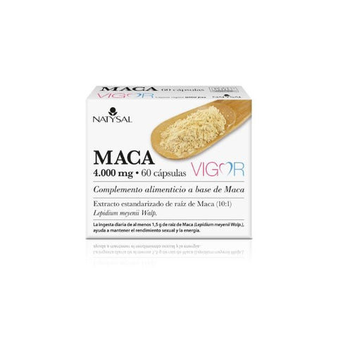 Comprar online MACA 60 Caps 400mg de NATYSAL. Imagen 1