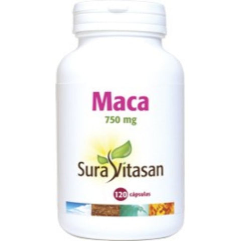 Comprar online MACA 750 MG 120 CAP de SURA VITASAN. Imagen 1