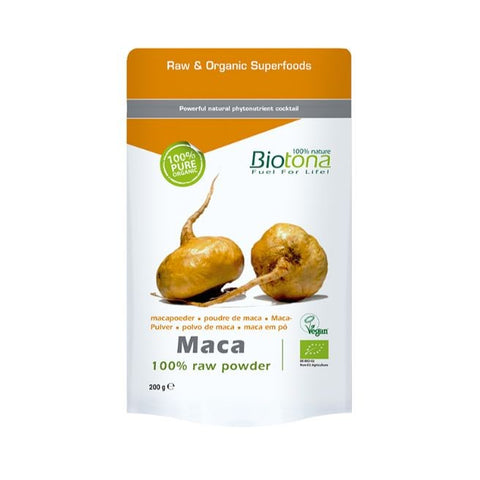 Comprar online MACA EN POLVO- MACA RAW POWDER 200 G de BIOTONA. Imagen 1