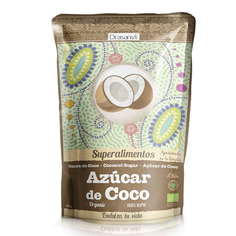 Comprar online AZUCAR COCO BIO 300 gr DOYPACK de DRASANVI. Imagen 1