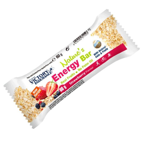 Comprar online NATURE ENERGY BAR FRESA 60 G de VICTORY ENDURANCE. Imagen 1