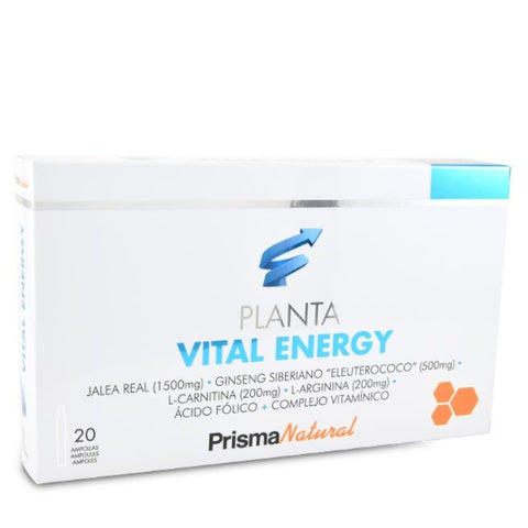 Comprar online PLANTAVITAL - ENERGY 20 Ampollas 10 ml de PRISMA NATURAL. Imagen 1