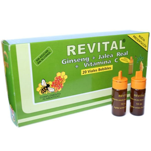 Comprar online REVITAL GINSENG 10 ml x 20 Amps de PHARMA OTC. Imagen 1