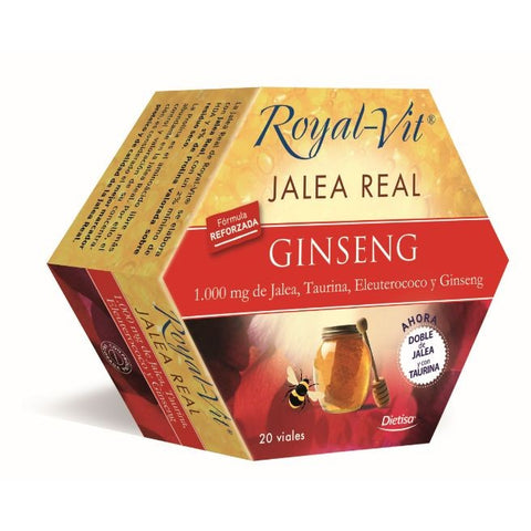 Comprar online ROYAL VIT GINSENG CON TAURINA 20 Viales de DIETISA. Imagen 1