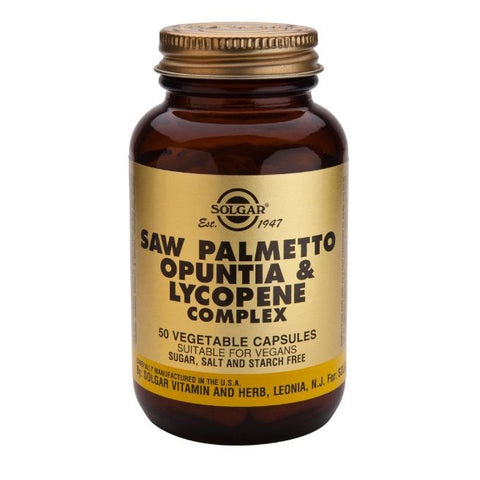 Comprar online SABAL/OPUNTIA/LICOPENO 50 Vcaps de SOLGAR. Imagen 1