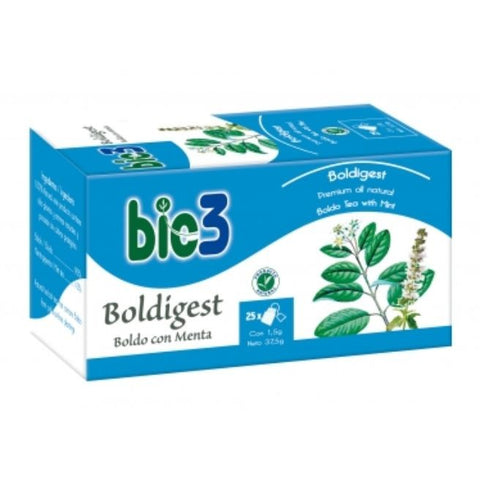 Comprar online BIE3 DIGEST BOLDO MENTA 25 Bolsitas de BIODES. Imagen 1