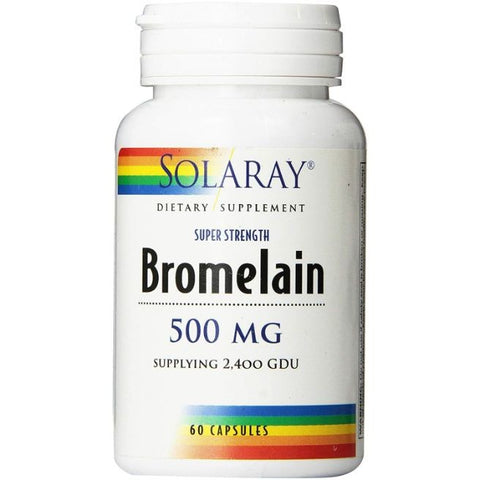 Comprar online BROMELAINA 60 Caps de SOLARAY. Imagen 1