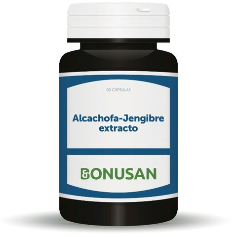Comprar online EXTRACTO ALCACHOFA JENGIBRE 60 Vcaps de BONUSAN. Imagen 1