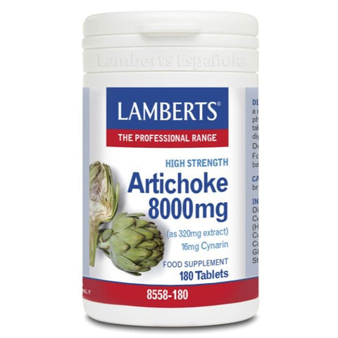 Comprar online IBISENE ARTICHOKE 8000 ALCACHOFA mg 180 Tabs de LAMBERTS. Imagen 1
