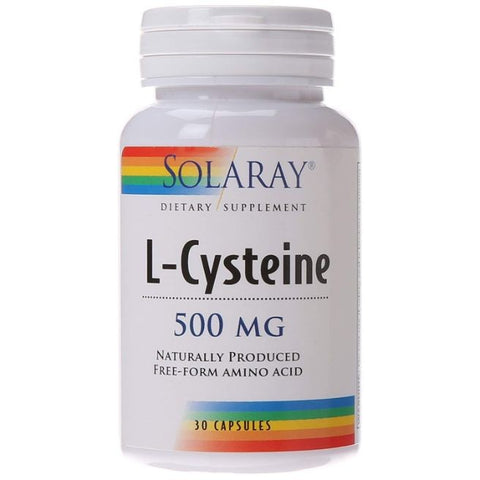 Comprar online L-CYSTEINE 500 mg 30 Caps de SOLARAY. Imagen 1