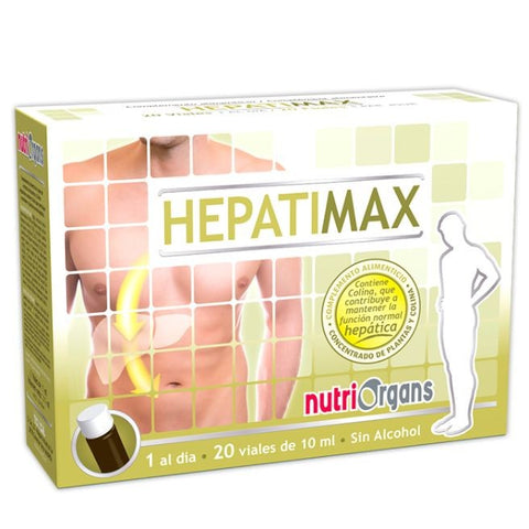 Comprar online NUTRIORGANS HEPATIMAX 20 Viales x 10 ml de TONGIL. Imagen 1
