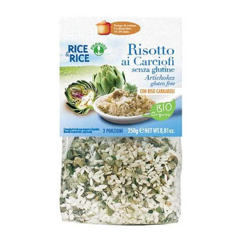 Comprar online RISOTTO CON ALCACHOFAS BIO 250 gr SIN GLUTEN de RICE&RICE. Imagen 1