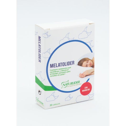 Comprar online MELATOLIDER 30 Vcaps - 1 mg MELATONINA de NATURLIDER. Imagen 1
