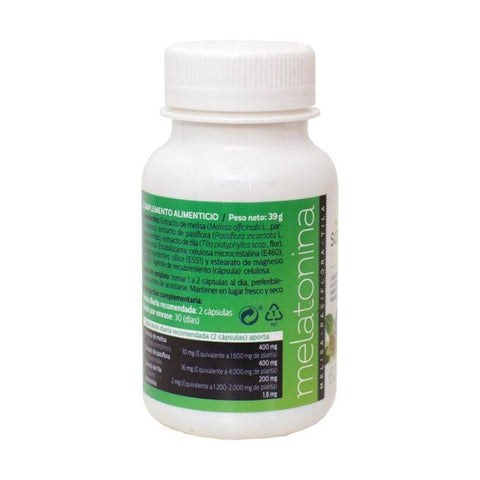 Comprar online MELATONINA + MELISA + PASIFLORA+ TILA 60 CAPS de SOTYA BESLAN. Imagen 2