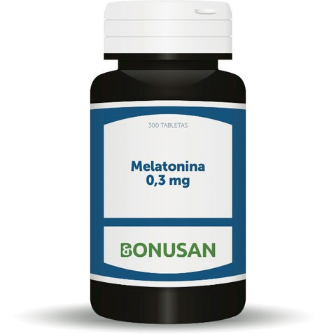 Comprar online MELATONINA 0,3 MG 300 tabletas de BONUSAN. Imagen 1