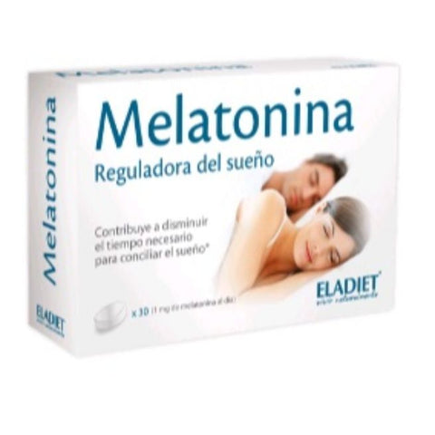 Comprar online MELATONINA 30 COMPRIMIDOS de ELADIET. Imagen 1