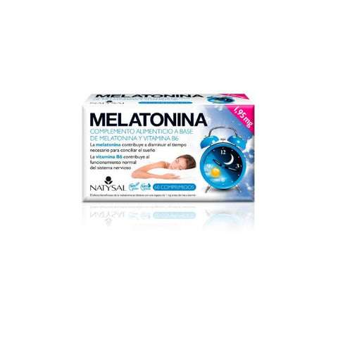 Comprar online MELATONINA 60 COMPRIMIDOS MASTICABLES de NATYSAL. Imagen 1