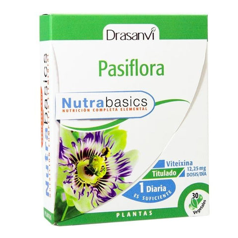 Comprar online PASIFLORA 30 Caps NUTRABASICOS de DRASANVI. Imagen 1