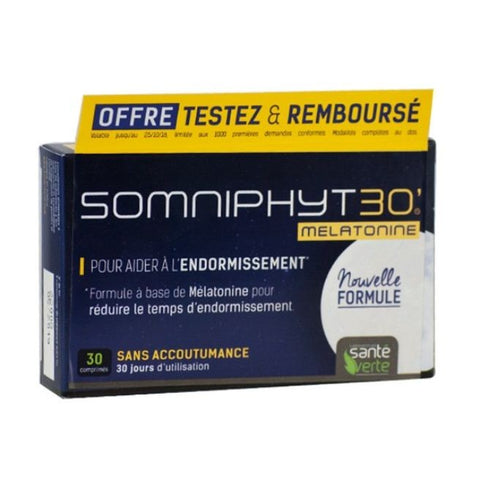 Comprar online SOMNIPHYT 30 MELATONINA 15 Comp de SANTE VERTE. Imagen 1