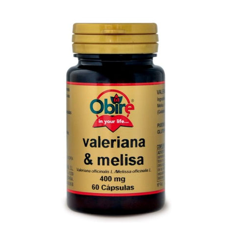 Comprar online VALERIANA + MELISA 400 mg 60 Caps de OBIRE. Imagen 1