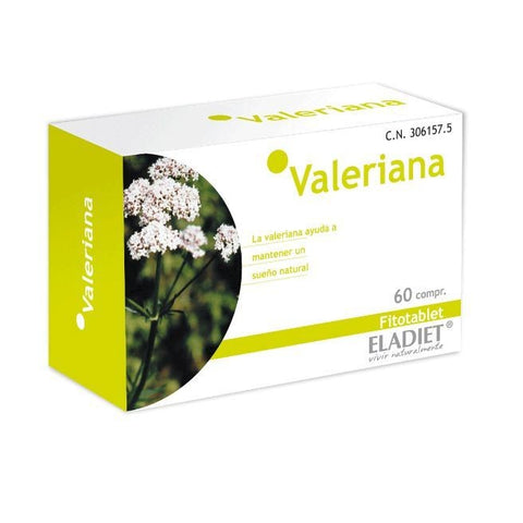 Comprar online VALERIANA RECUBIERTA FITOTABLET 60 Comp de ELADIET. Imagen 1
